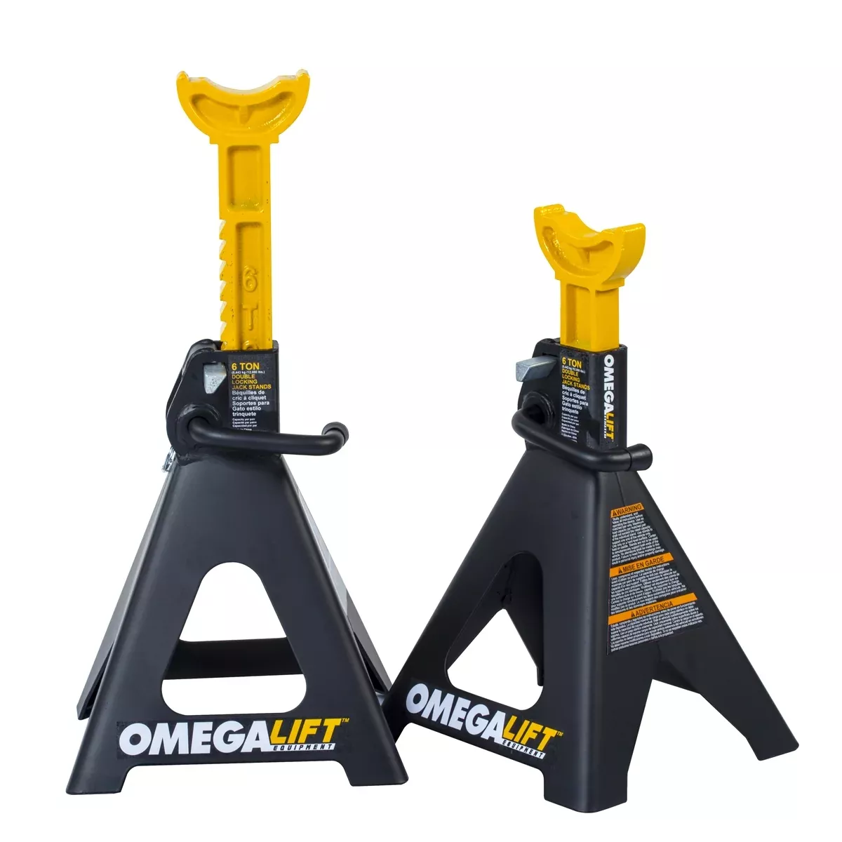 6 Ton Double Locking Ratchet Style Jack Stands OME32068 Omega