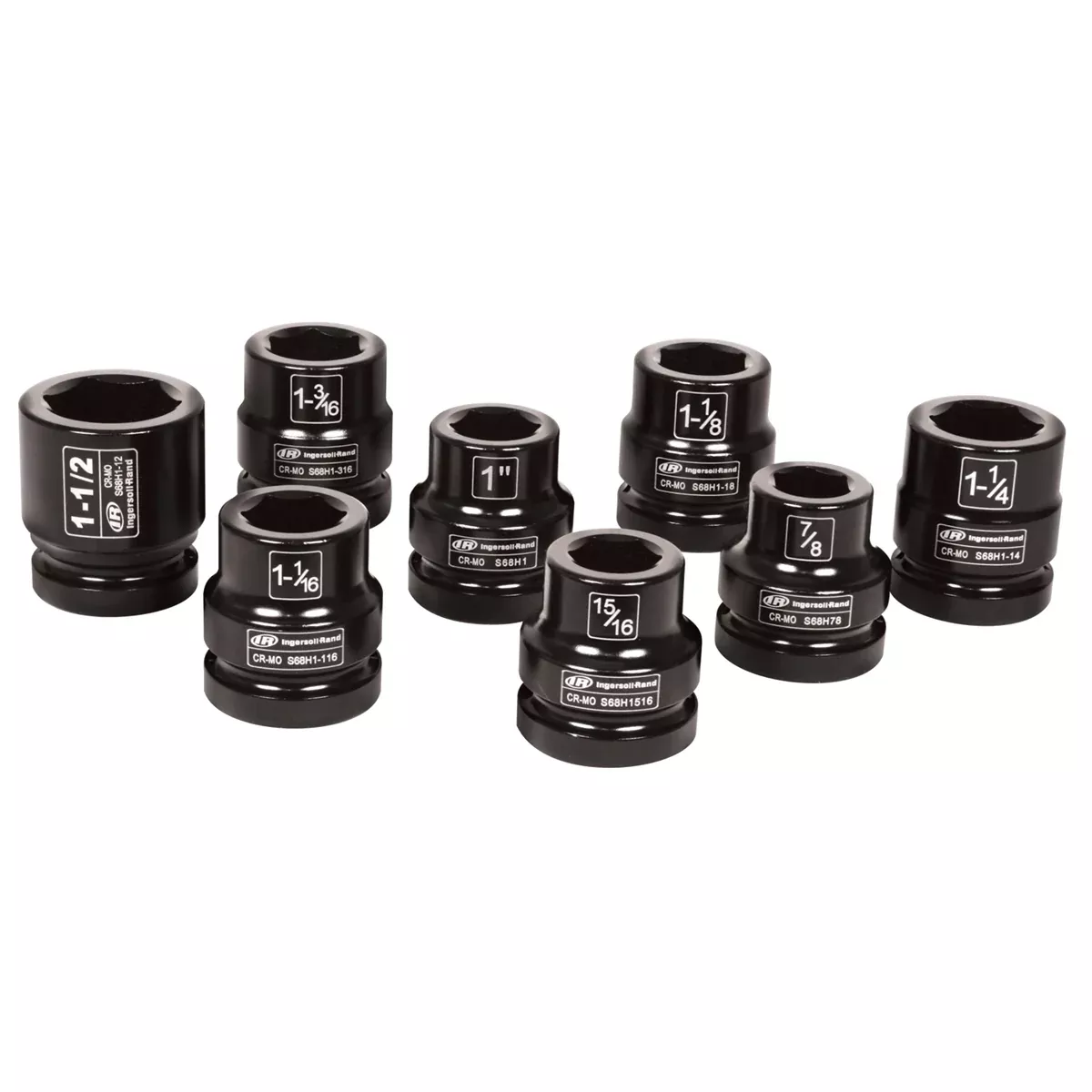 8 Piece 1" Drive SAE Impact Socket Set IRTSK8H8 Ingersoll Rand