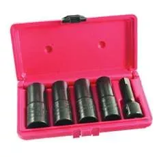 (KTL-30119) 5 Pc. Thinwall Flip Socket Set