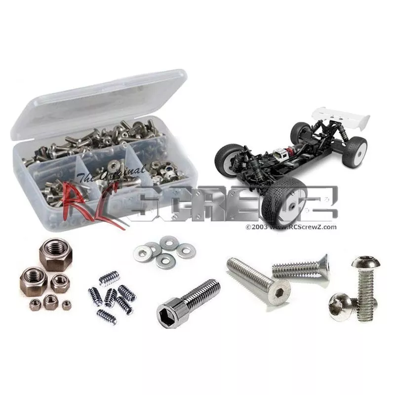 TEKNO EB48SL STAINLESS STEEL SCREW KIT - RCTEK007